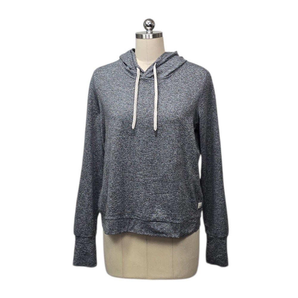Vuori Halo Essential Hoodie Womens Large Heather Grey DreamKnit Pullover‎ VW226